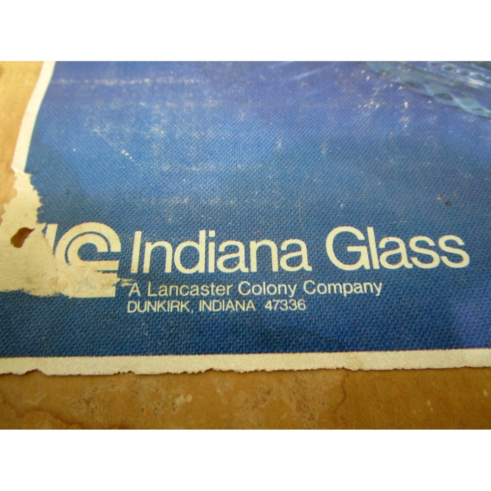 Indiana Glass Crystal Vintage Egg Hors d'Oeuvre 13" Tray Plate in Original Box - Picture 3 of 7